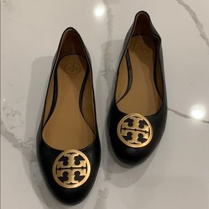 Tory Burch Benton Nappa Leather Ballet Flats